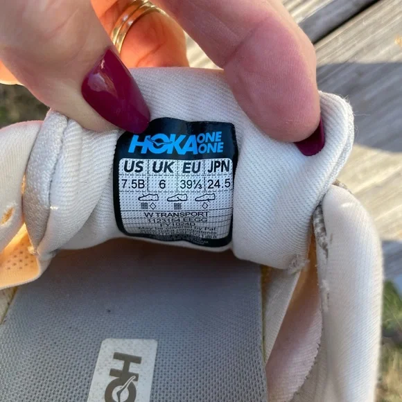 Hoka One One Cream Transport Sneakers - Picture 3 of 7